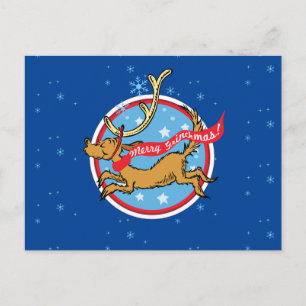 Carte Postale Grille Max Merry Grinchmas !