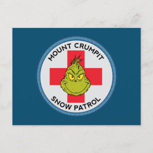 Carte Postale Grille   Patrouille de neige du mont Crumpit