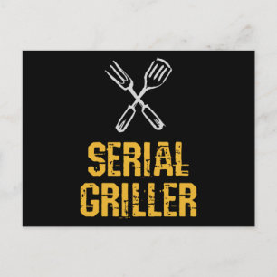 Carte Postale Griller série Grill Barbecue maître Grill