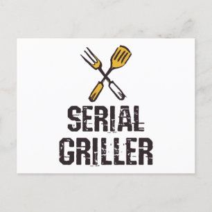 Carte Postale Griller série Grill Barbecue maître Grill