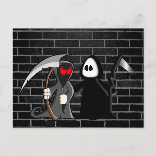 Carte postale Grim Reaper Death (Devant)