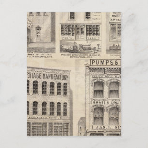 Carte Postale Grimshaw et Town, Minnesota