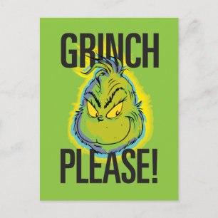 Carte Postale Grinch Drôle Grinch S'Il Vous Plaît Citer