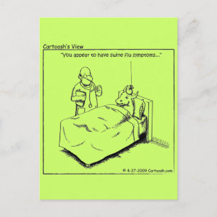 Carte Postale Grippe porcine