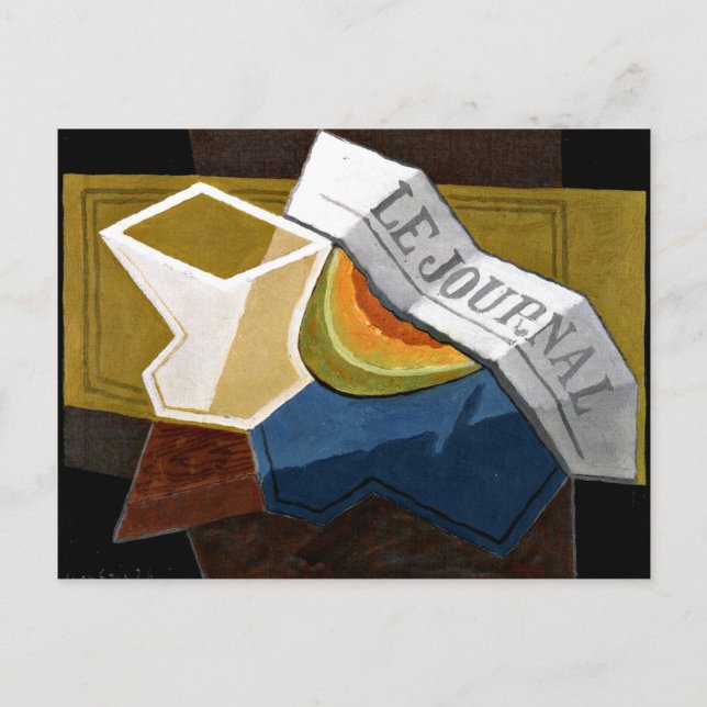 Carte Postale Gris - tranche de Melon (Devant)