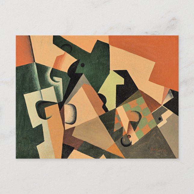 Carte Postale Gris - Verre et tableau de bord (Devant)