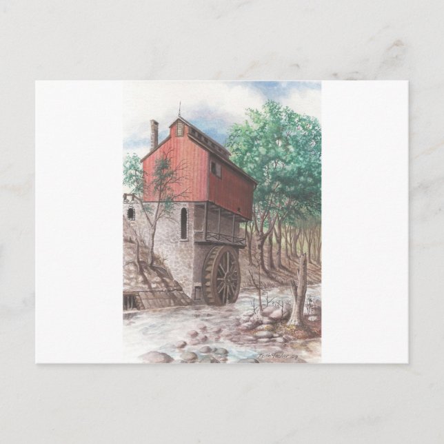 Carte Postale Grist Mill (Devant)