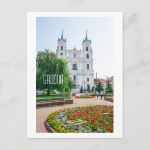 Carte Postale Grodno Biélorussie Architecture Cathedral Personne