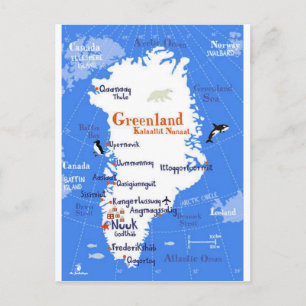Carte Postale " Groenland : 2020/aujourd'hui - Voyages et visite