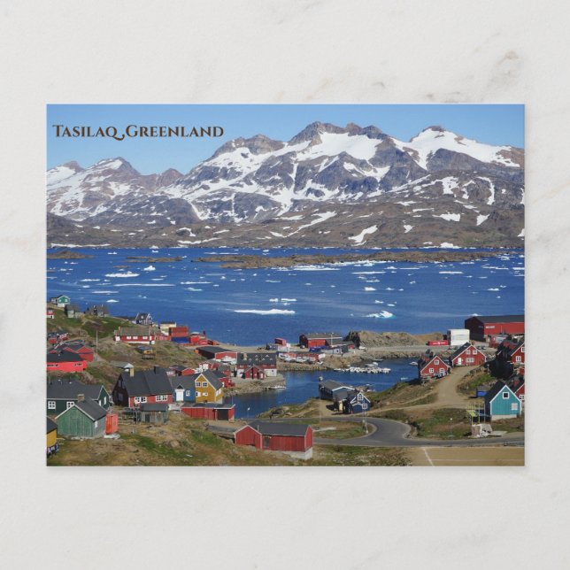 Carte Postale Groenland de Tasilaq (Devant)