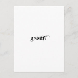 Carte Postale Groom