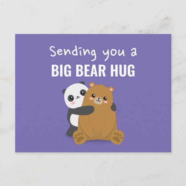 Carte Postale Gros bras d'ours (Devant)