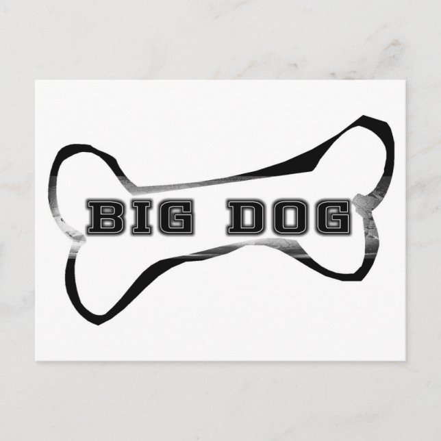 Carte Postale Gros chien (Devant)