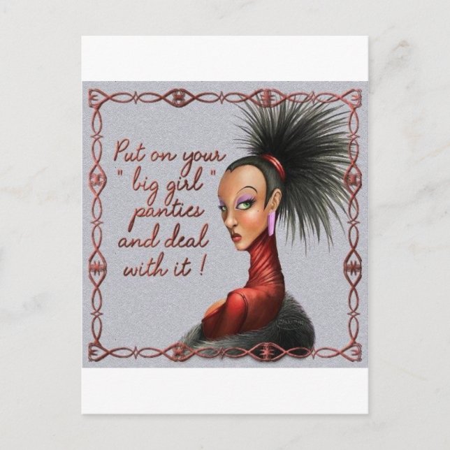 Carte Postale gros culotte (Devant)