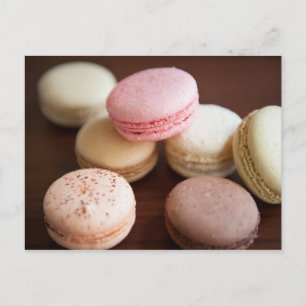 Carte Postale Gros plan des Macarons