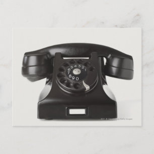 Carte Postale Gros plan d'un téléphone rotatif