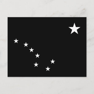 Carte Postale Gros plongeur noir et blanc