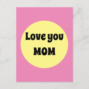 Carte Postale Gros point jaune