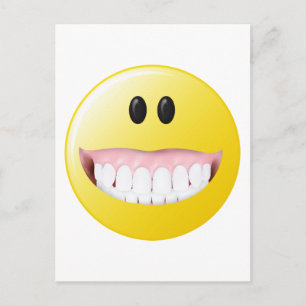 Carte Postale Gros visage de gencives