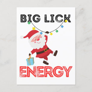 Carte Postale Grosse énergie nick, vilaine, Père Noël, Saint Nic