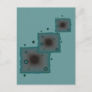 Carte Postale Grosse Machines trou de ver science fiction trou n