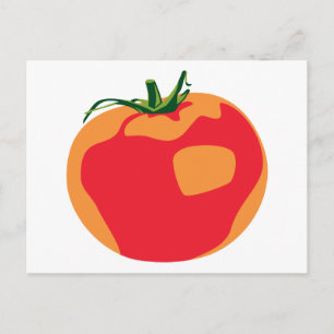 Carte Postale Grosse tomate rouge