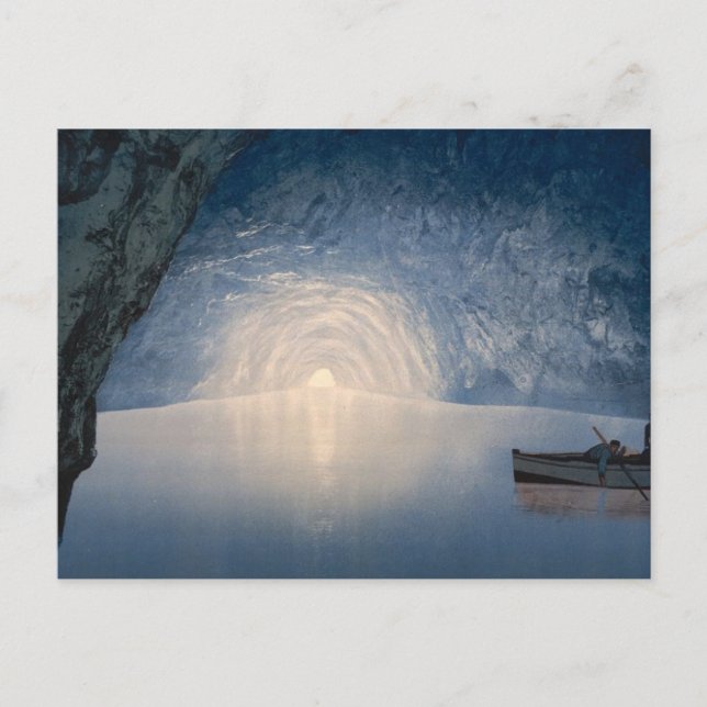 Carte Postale Grotte bleue, Capri (Devant)