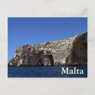 Carte Postale Grotte bleue, Malte