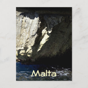 Carte Postale Grotte bleue, Malte