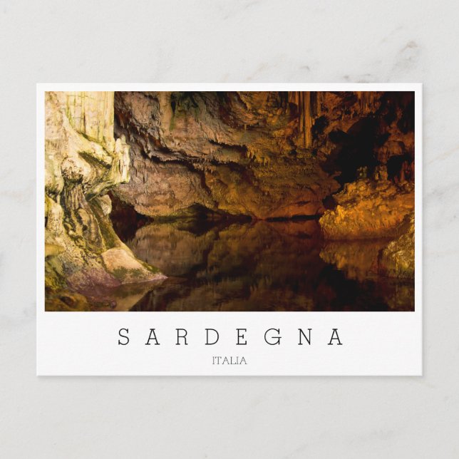 Carte Postale Grotte de Neptune, Sardaigne, Italie (Devant)