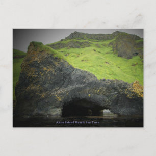 Carte Postale Grotte marine basaltique de l'île Akun