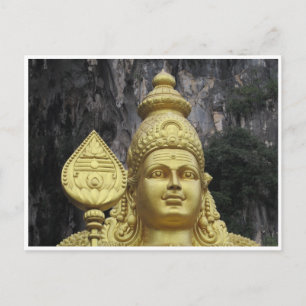Carte Postale grottes batu seigneur murugan