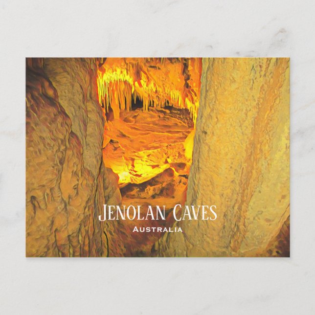 Carte Postale Grottes de calcaire de Jenolan Grottes Australie (Devant)