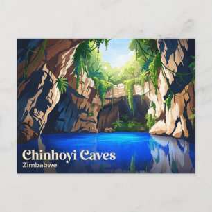 Carte Postale Grottes de Chinhoyi Zimbabwe