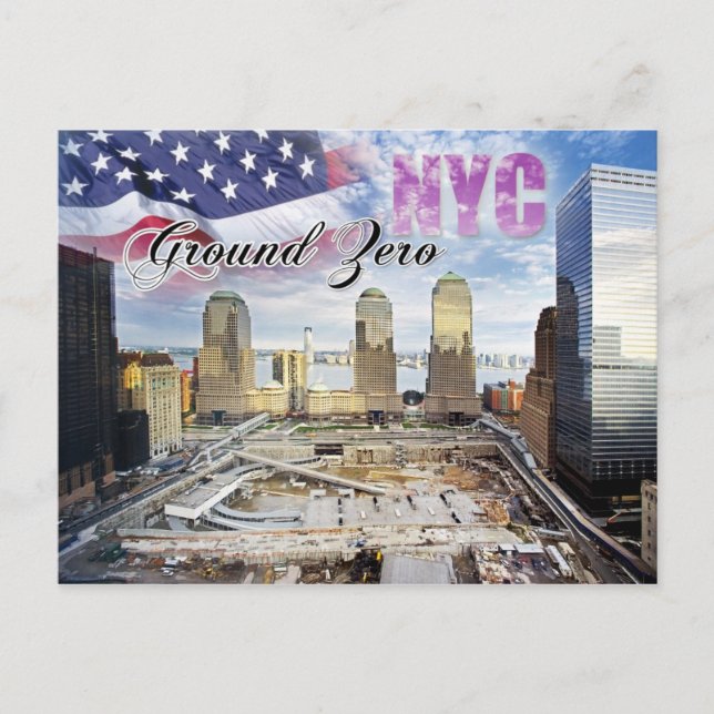 Carte Postale Ground Zero, Manhattan, New York (Devant)