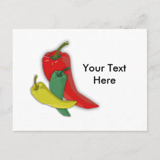 Carte Postale Groupe Chili Pepper