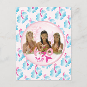 Carte Postale Groupe dans la bulle rose