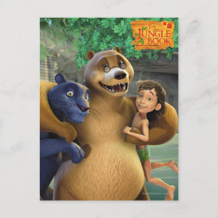 Carte Postale Groupe de livres de la Jungle 1