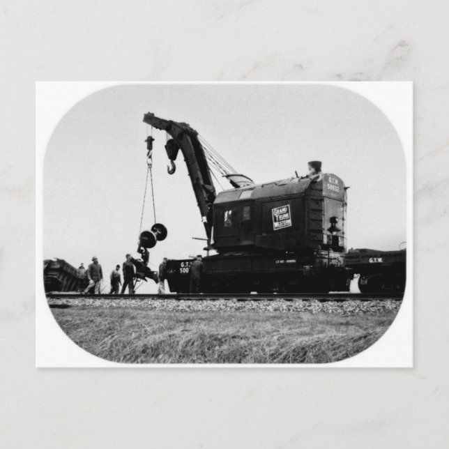 Carte Postale Grue Ouest du Grand Trunk # 50032 (Devant)