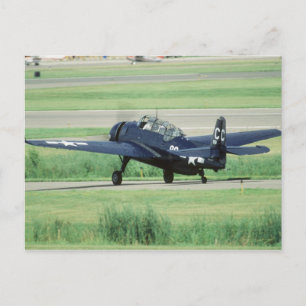 Carte Postale Grumman TBF/TBM Avenger torpilleur embarqué sur po