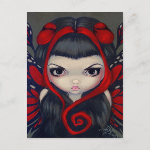 Carte postale "Grumpy Red Fairy"