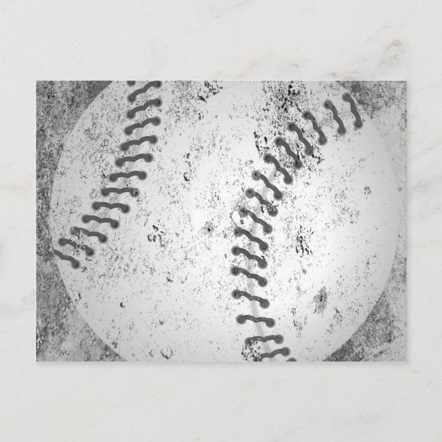Carte Postale Grunge Baseball (Devant)