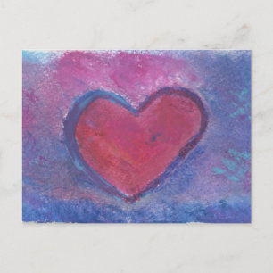 Carte Postale Grunge Heart
