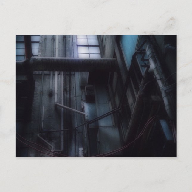 Carte Postale Grunge urbain, ruelle de Melbourne (Devant)