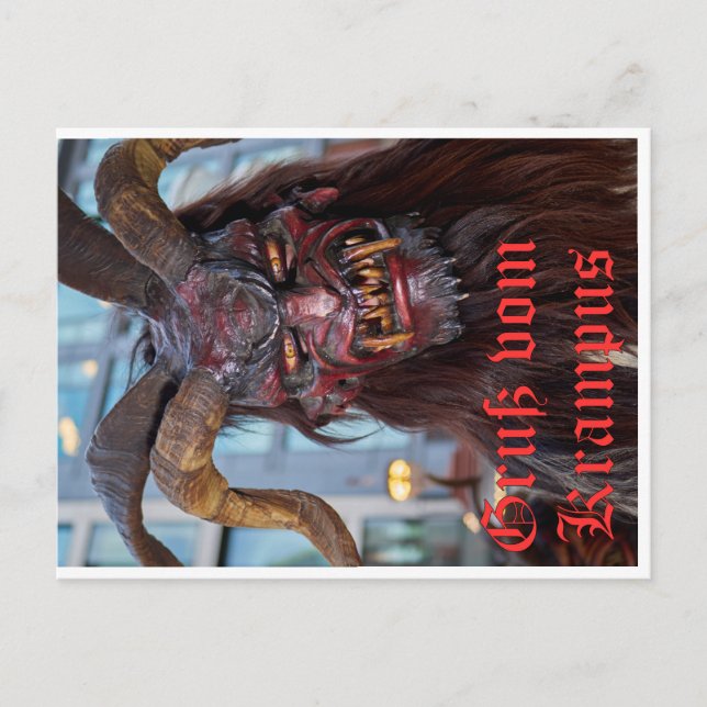 Carte Postale Gruß vom Krampus (Devant)