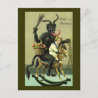 Carte Postale Gruss Vom Krampus