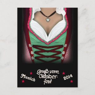 Carte Postale Gruss vom Oktoberfest