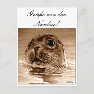 Carte Postale Grüße von der Nordsee !
