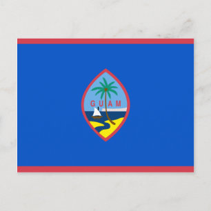 Carte Postale GU Drapeau Guam