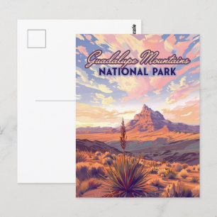 Carte Postale Guadalupe Mountain National Park El Capitan Texas